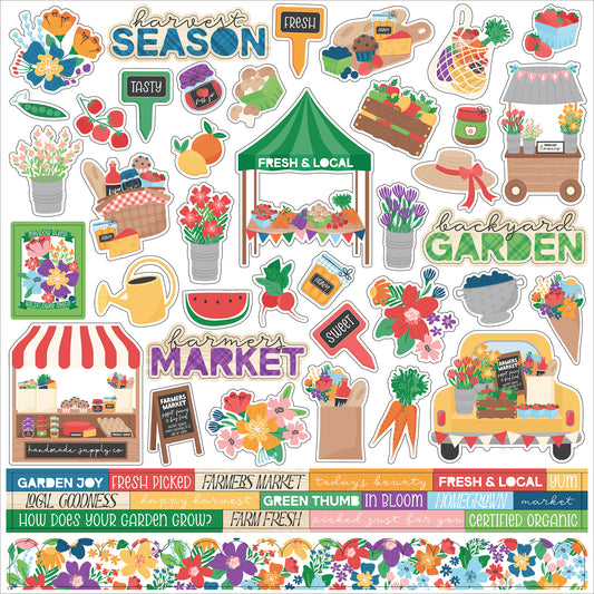 Echo Park - Freshly Picked Collection - Element Sticker Set