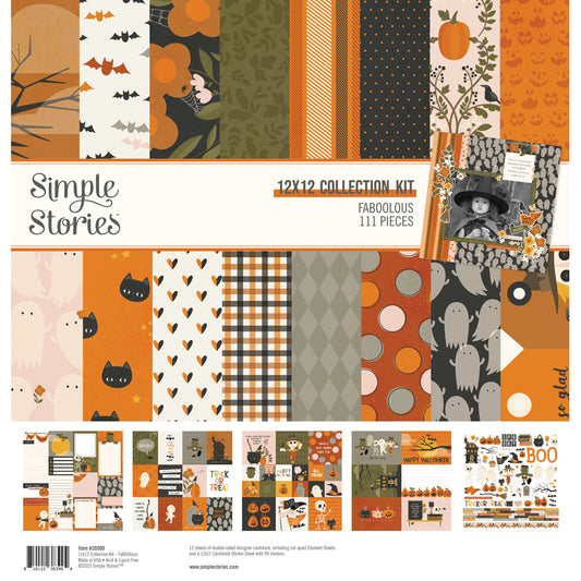 Simple Stories - FaBOOlous Collection - 12 x 12 Collection Kit