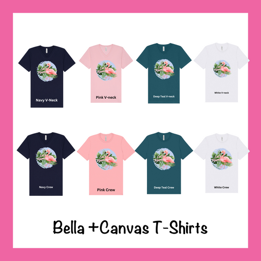 Let's Flamingle Summer 2024 Branson Retreat Bella + Canvas T-Shirt