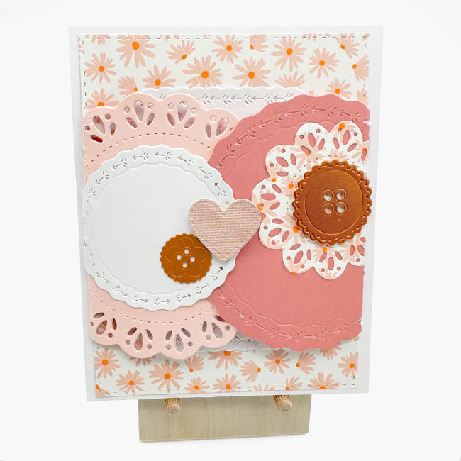 Emily Moore Designs - Full Circle Collection - Dies - Doilies and Daisies Circle