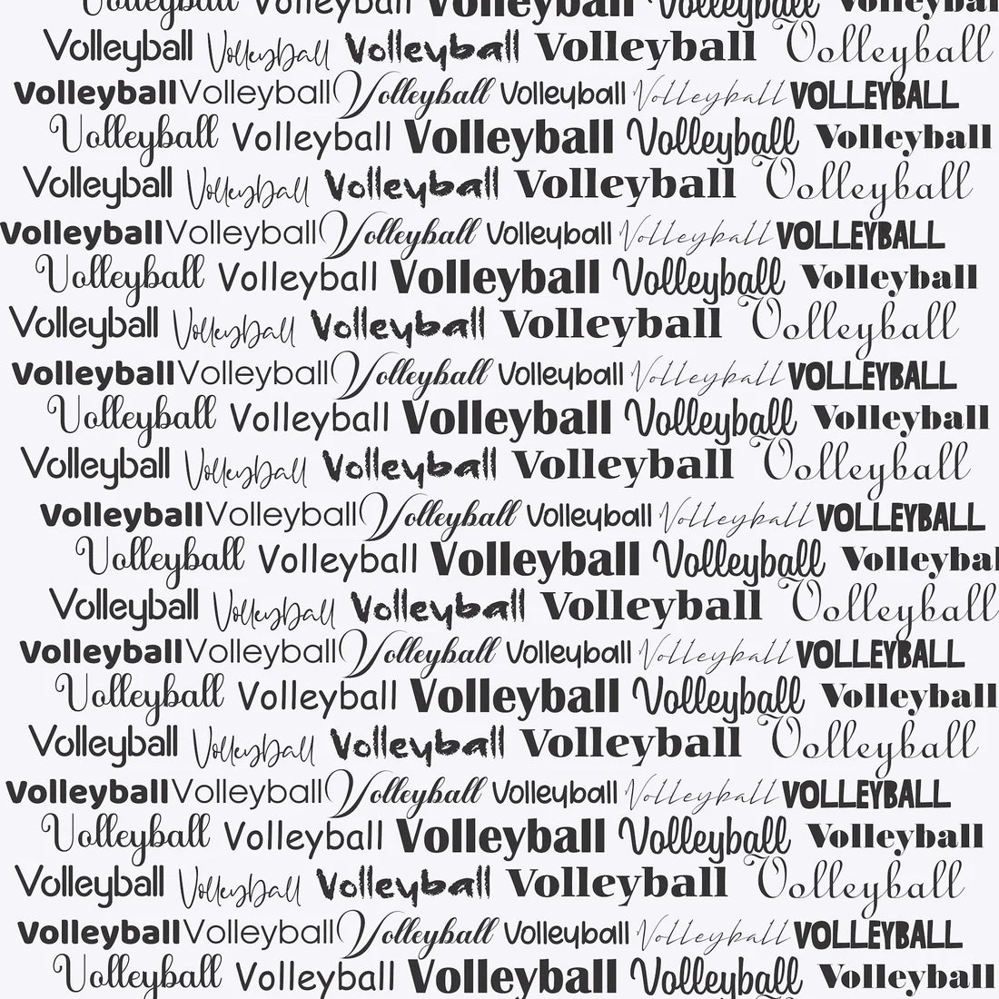 SSC -Go Big Sports Collection - Volleyball - 12 x 12 Double-Sided Scrapbook Paper