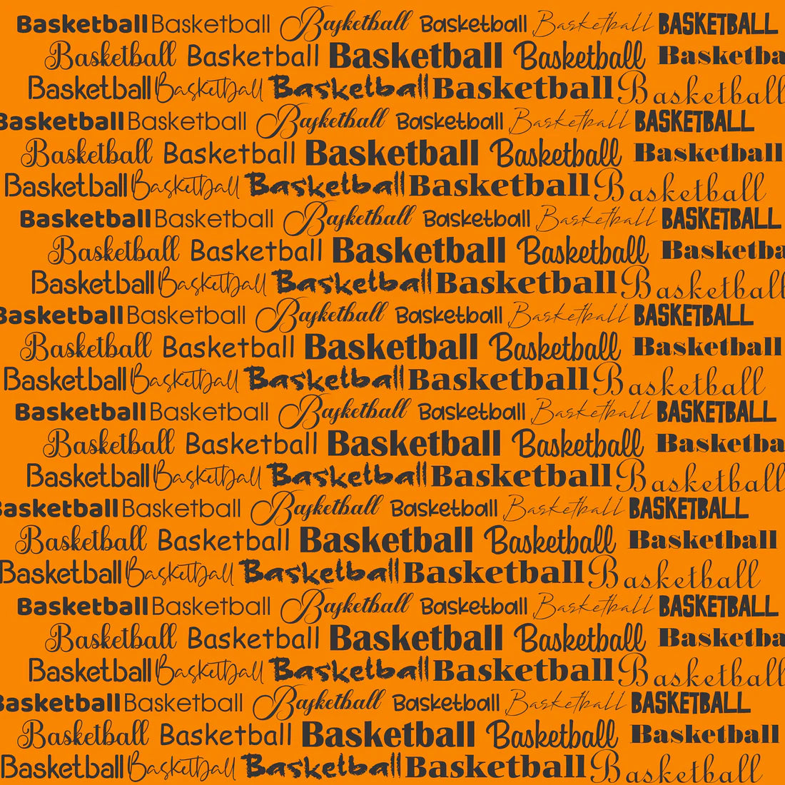 SSC -Go Big Sports Collection - Basketball - 12 x 12 Double-Sided Scrapbook Paper