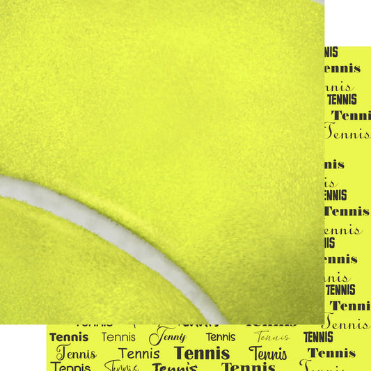 SSC -Go Big Sports Collection - Tennis 12 x 12 Double-Sided Scrapbook Paper (Copy)