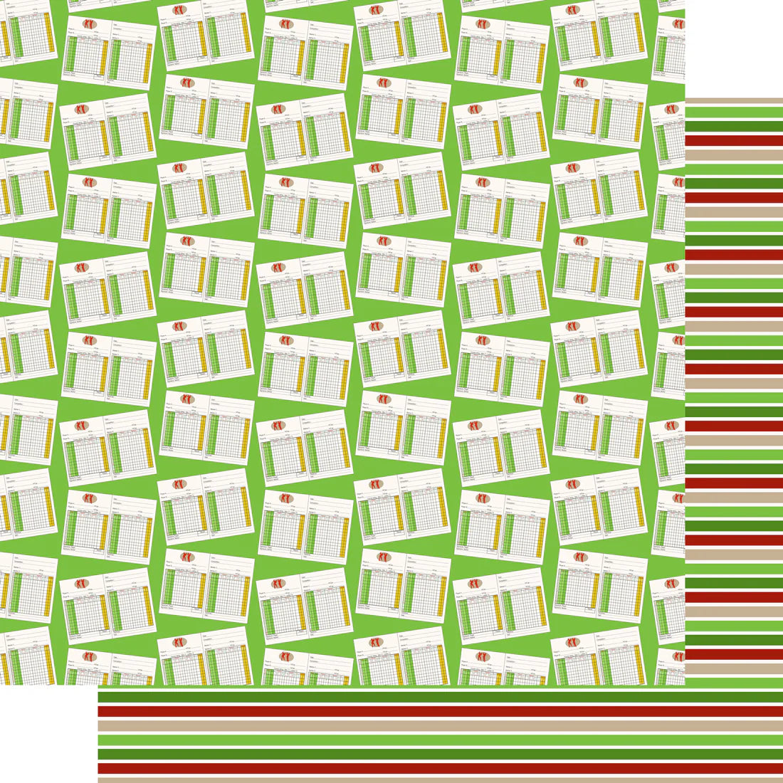 SSC -Golfing 12 x 12 Scrapbook Paper & Embellishment Kit