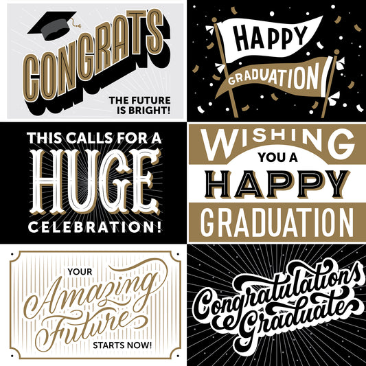 Echo Park - Graduation Collection - 12 x 12 Double Sided Paper - 6 x 4 Journaling Cards