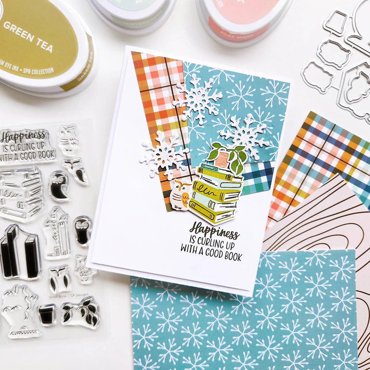 Catherine Pooler Designs - Curl Up With Winter Collection - 6 x 6 Paper Pad - Right at Home