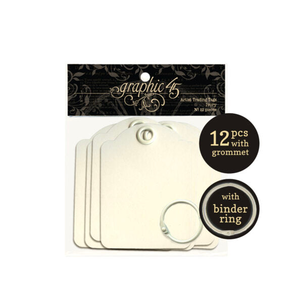 Graphic 45 Artist Trading Cards - Ivory
