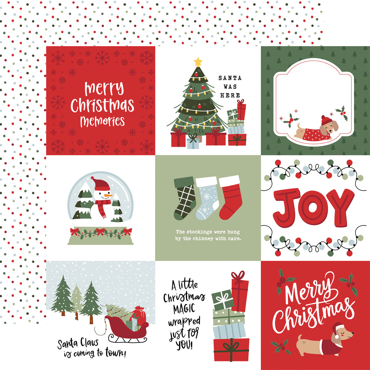 Echo Park - Here Comes Santa Paws Collection - 12 x 12 Collection Kit