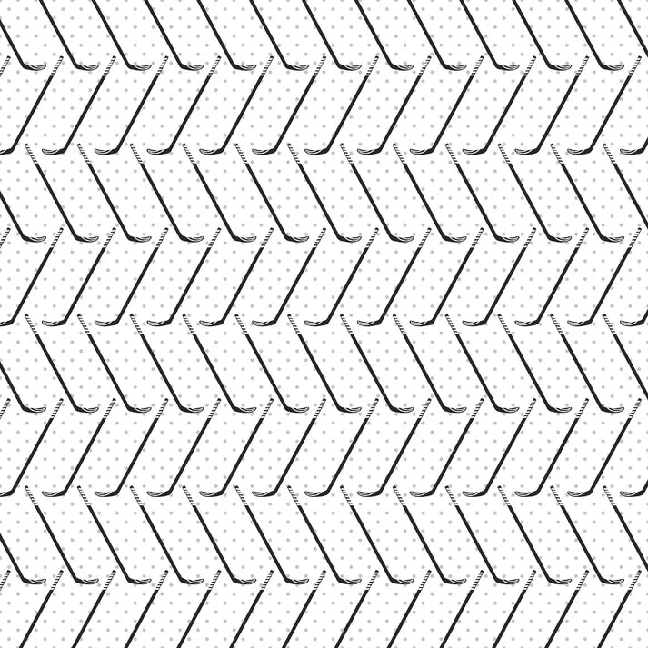 SSC Designs - Hockey Season Collection - 12 x 12 Double-Sided Scrapbook Paper - Stick & Score