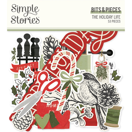 Simple Stories - The Holiday Life Collection - Ephemera - Bits and Pieces