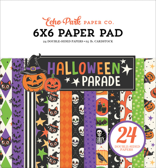 Echo Park - Halloween Parade Collection - 6 x 6 Paper Pad