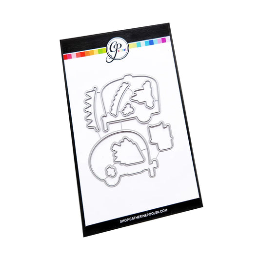 Catherine Pooler Designs - Trail Mix Collection - Dies - Happy Trail-ers
