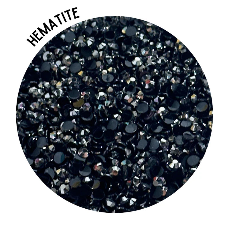 Brutus Monroe - Flat Back Crystals- Hematite