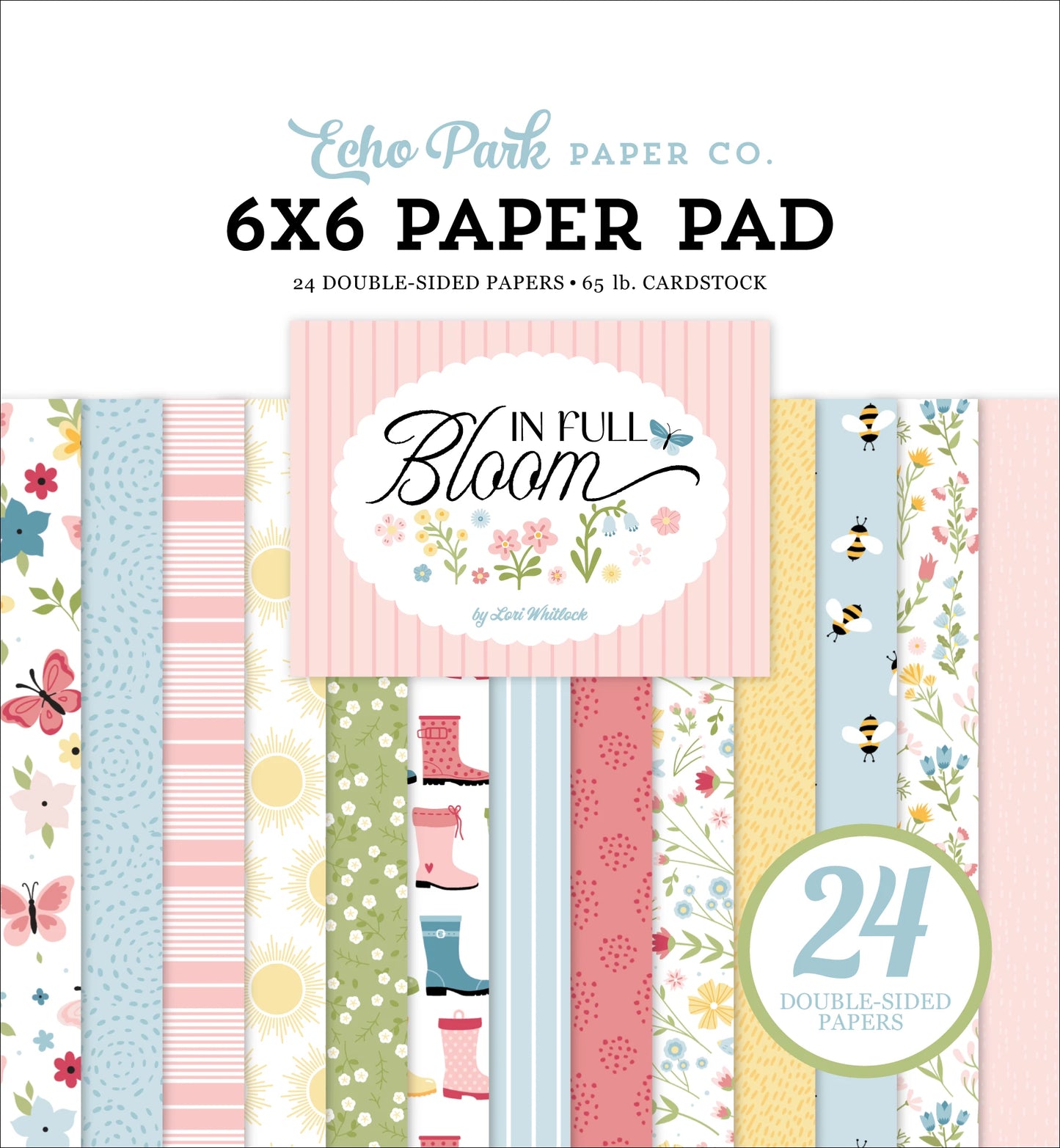Echo Park - In Full Bloom Collection - 6 x 6 Paper Pad