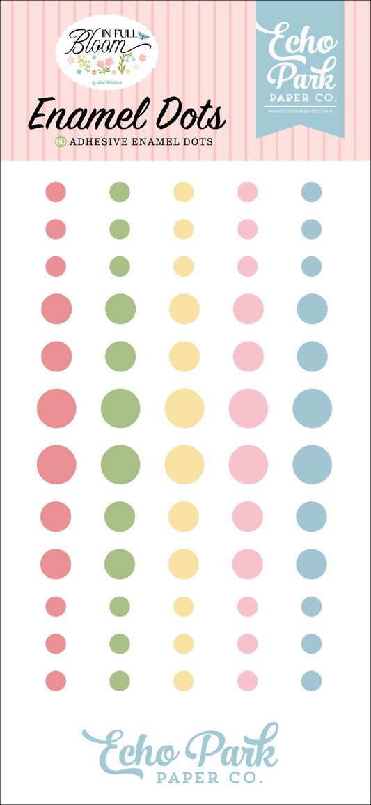 Echo Park - In Full Bloom Collection -  Enamel Dots