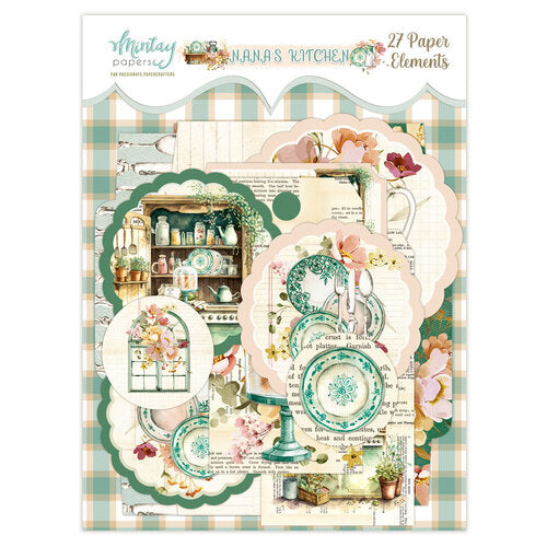 Mintay Papers - Nana's Kitchen Collection - Embellishments - Paper Elements