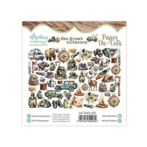 Mintay Papers - The Great Outdoors Collection - Embellishments - Paper Die-Cuts