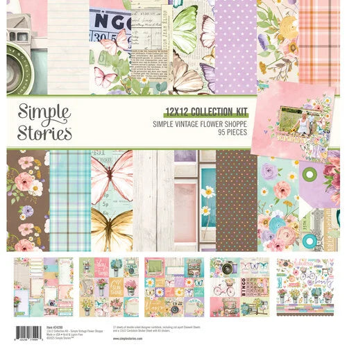 Simple Stories - Simple Vintage Flower Shoppe Collection - 12 x 12 Collection Kit