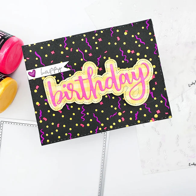 Elizabeth Moore Designs - Layered Stencils - Confetti