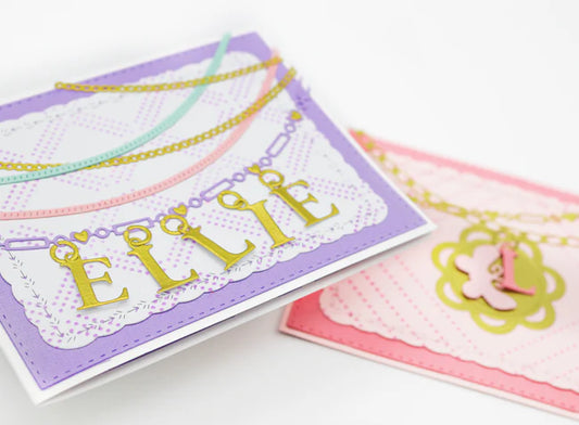 Emily Moore Designs - Simply Charming Collection - Dies - Alphabet