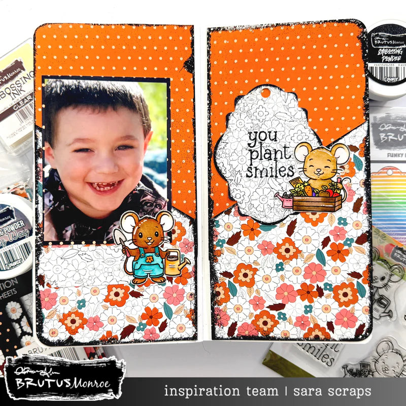 Brutus Monroe - Rooted In Kindness Collection - Clear Photopolymer Stamps - Theodore's Garden