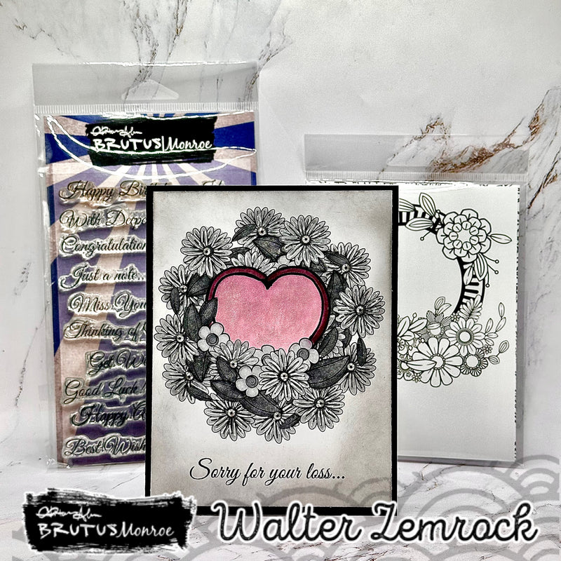 Brutus Monroe -Sharon's Script | 4x6 Stamp