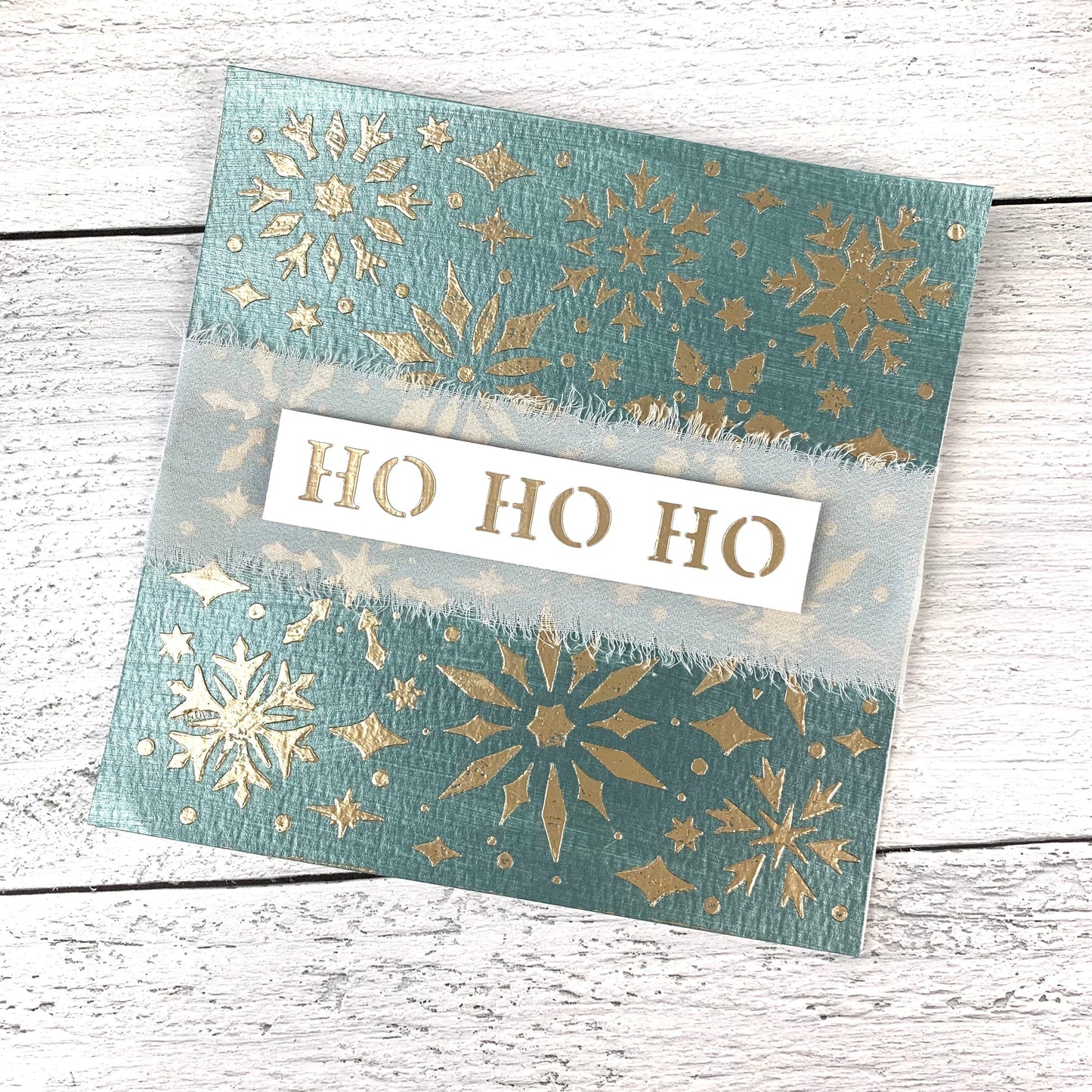 The Crafter's Workshop - 6 x 6 Stencil - Snowflake Sparkles