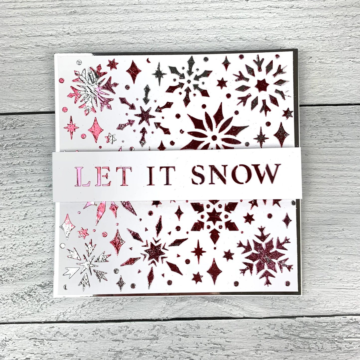 The Crafter's Workshop - 7.5 x 11 Stencil - Full Sheet of Holiday Good Words