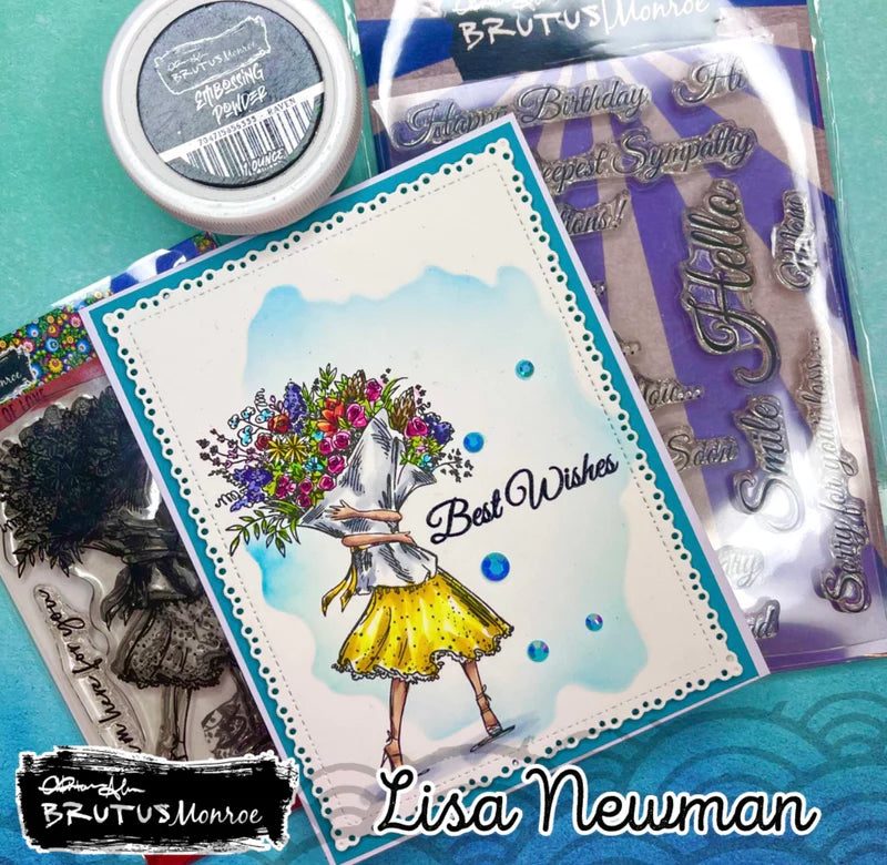 Brutus Monroe -Sharon's Script | 4x6 Stamp