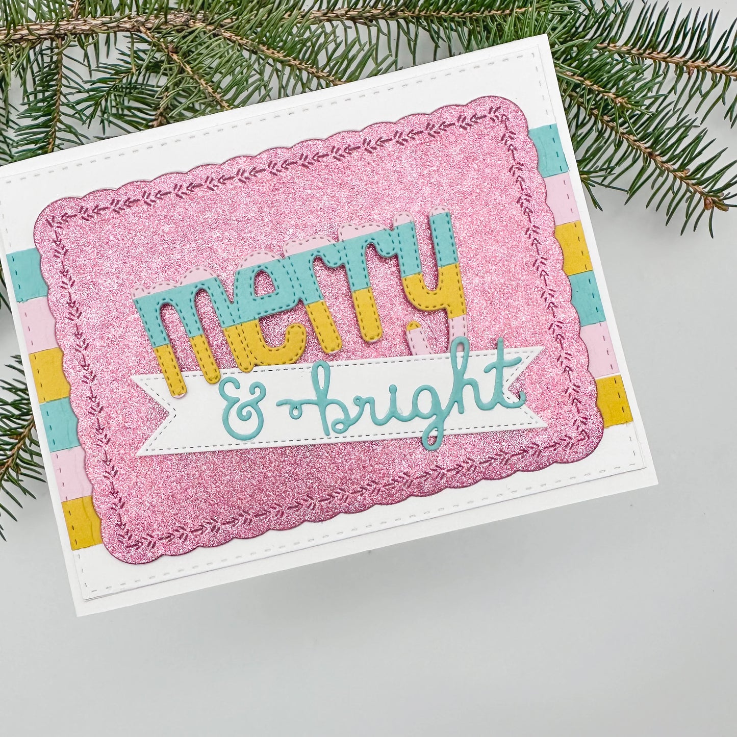 Emily Moore Designs - Dies - Merry Christmas Word - Short and Sweet