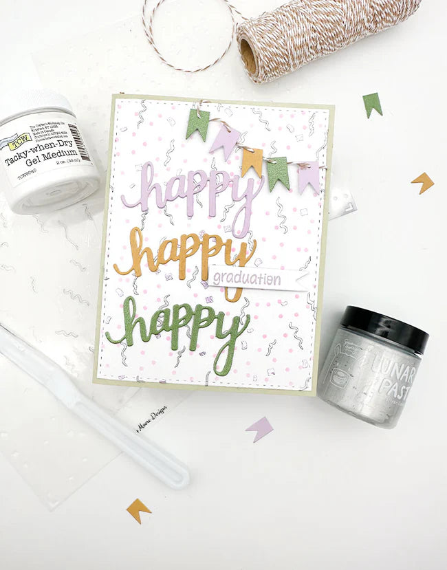 Elizabeth Moore Designs - Layered Stencils - Confetti
