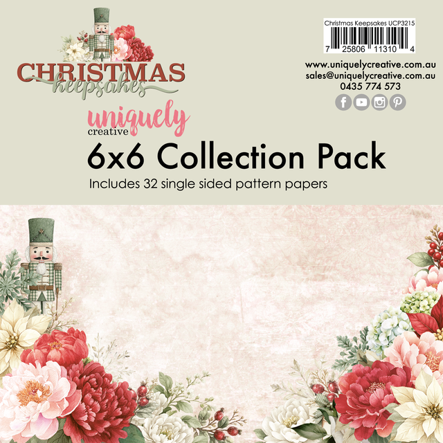 Uniquely Creative - Christmas Keepsakes Collection - 6 x 6 Collection Pack