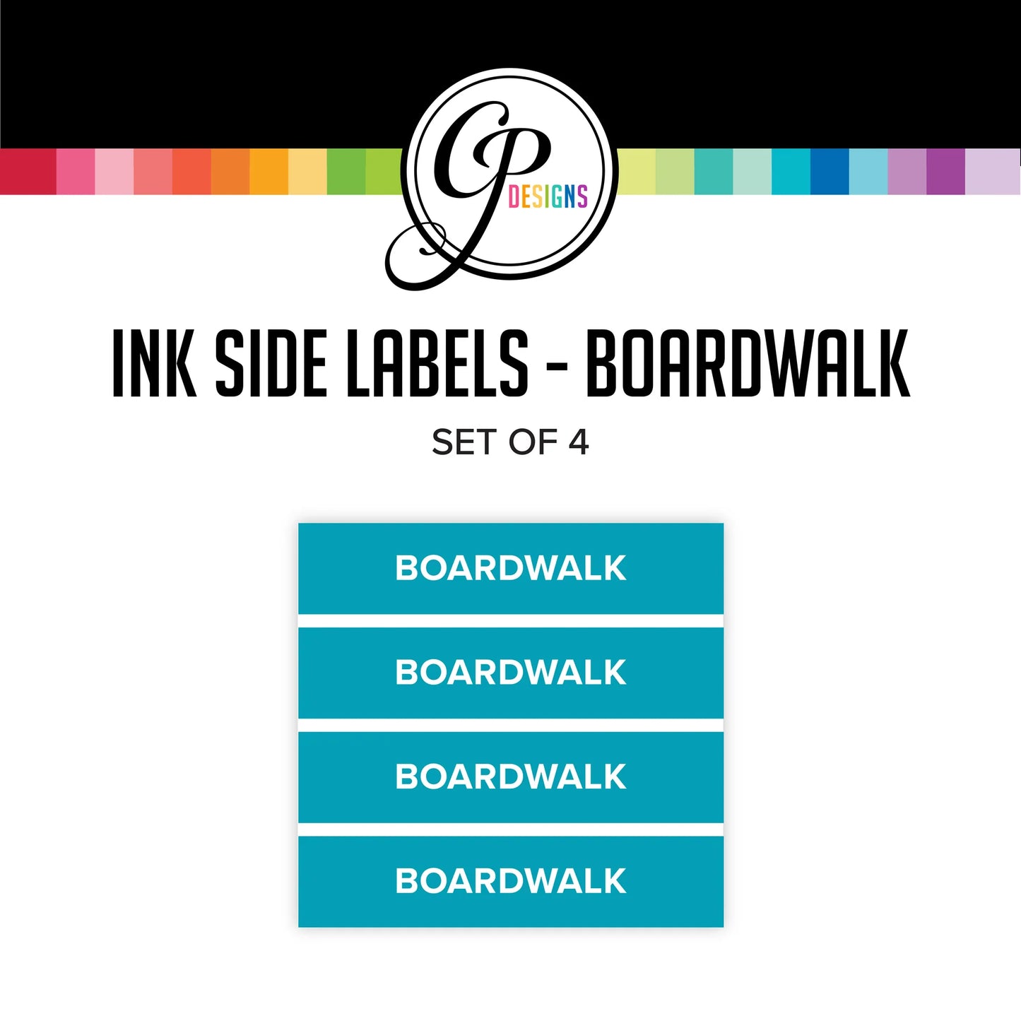 Catherine Pooler Designs - Ink Pad Side Labels - Boardwalk