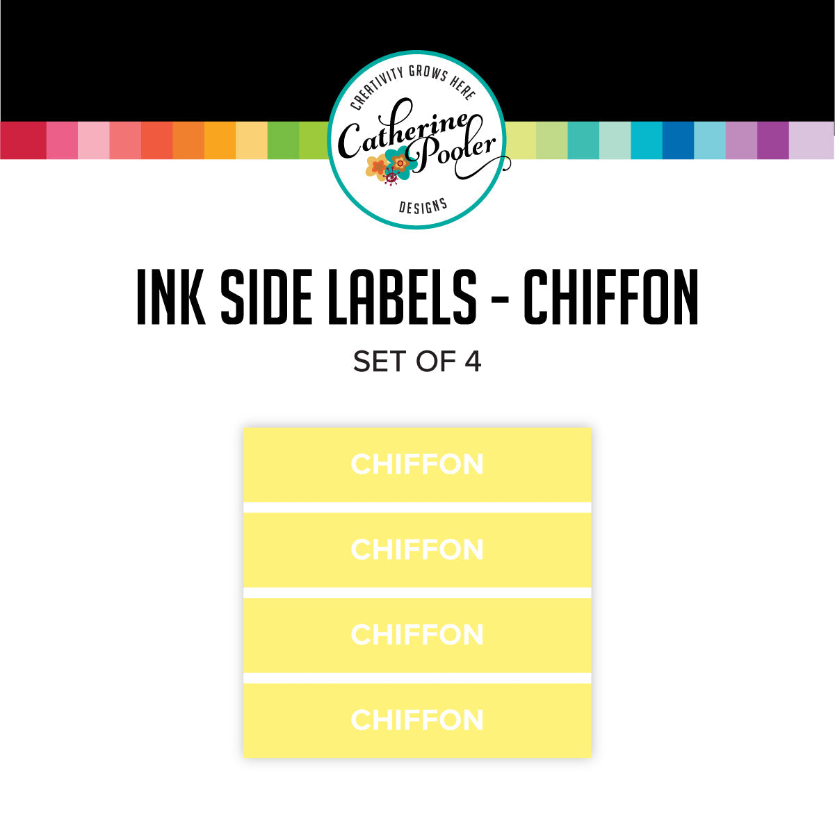 Catherine Pooler Designs - Ink Pad Side Labels - Chiffon