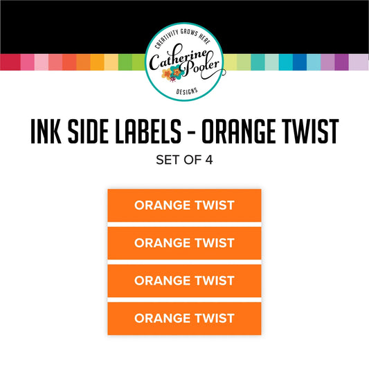 Catherine Pooler Designs - Ink Pad Side Labels - Orange Twist