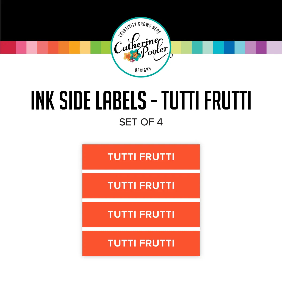 Catherine Pooler Designs - Ink Pad Side Labels - Tutti Frutti
