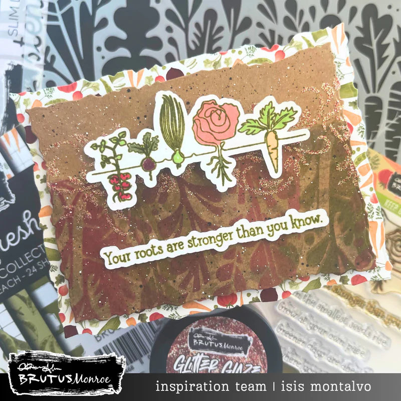 Brutus Monroe - Rooted In Kindness Collection - 6 x 6 Paper Pack - Garden Fresh