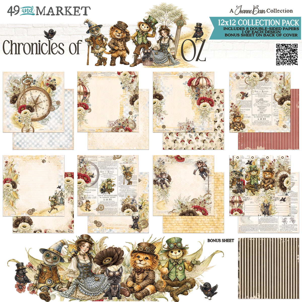 49 And Market - Chronicles Of Oz Collection - 12 x 12 Collection Pack