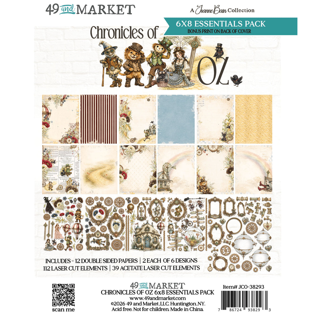 49 And Market - Chronicles Of Oz Collection - 6 x 8 Essential Pack