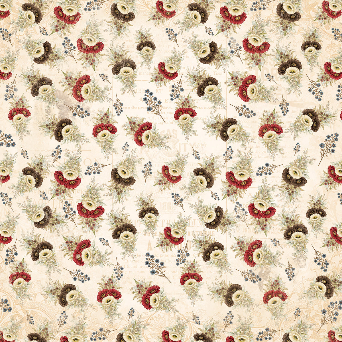 49 And Market - Chronicles Of Oz Collection - 12 x 12 Double Sided Paper - A Little Further