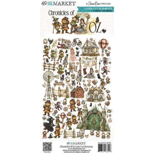 49 And Market - Chronicles Of Oz Collection - Laser Cut Elements