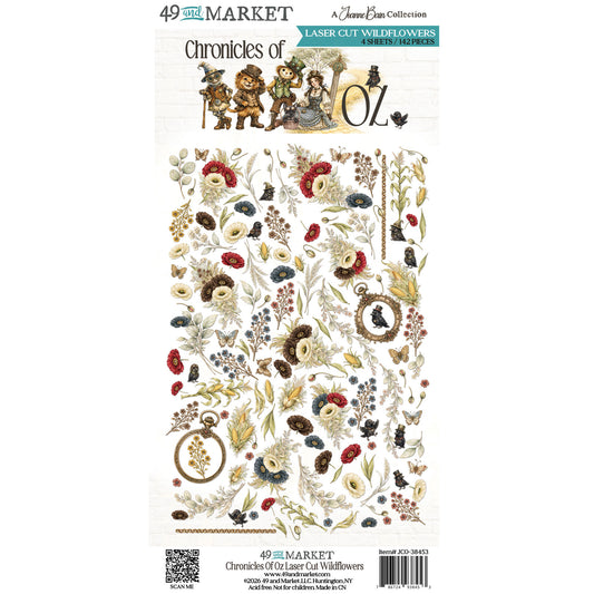 49 And Market - Chronicles Of Oz Collection - Laser Cut Wildflowers