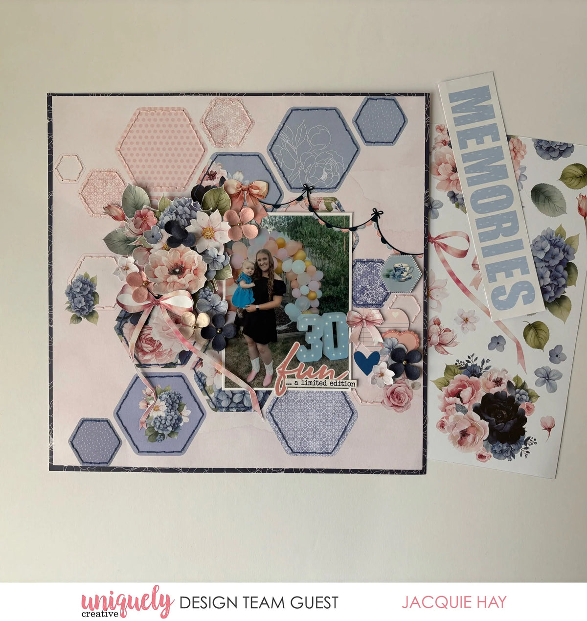 Uniquely Creative - Cutting Dies - Stitched Nesting Hexagon