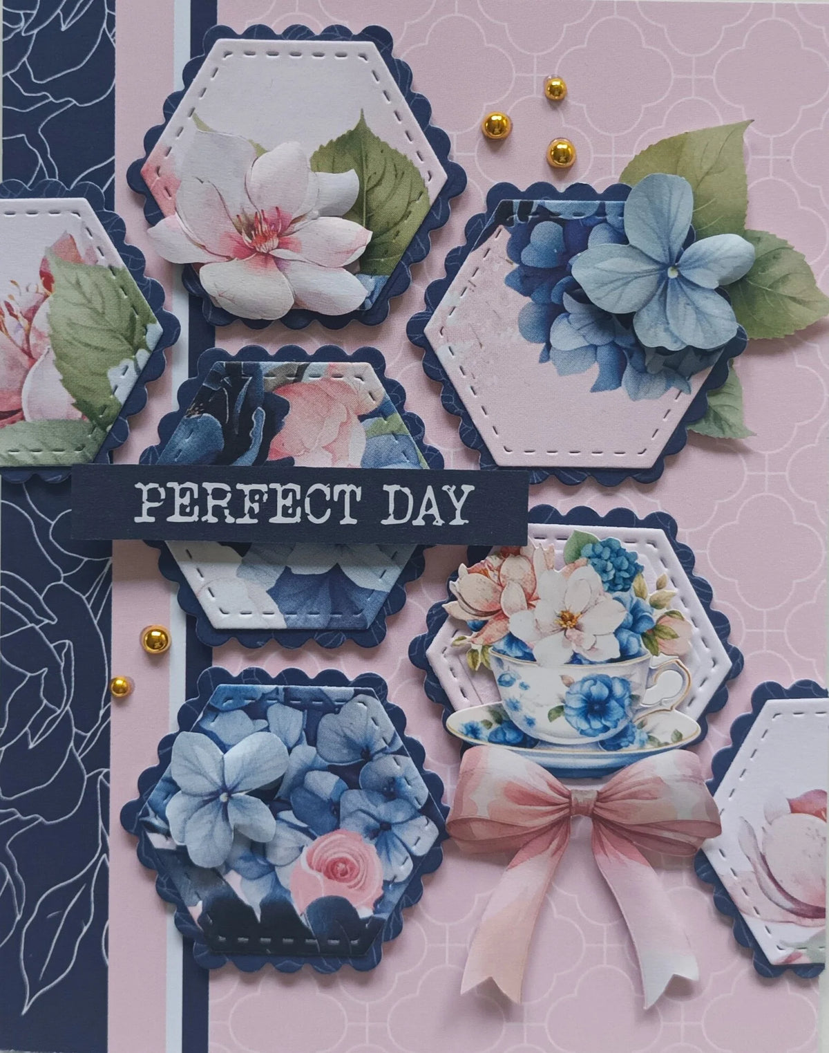 Uniquely Creative - Cutting Dies - Stitched Nesting Hexagon