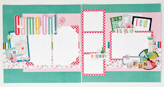 AIR Exclusive - Simple Stories -Game On 2-Page Layout