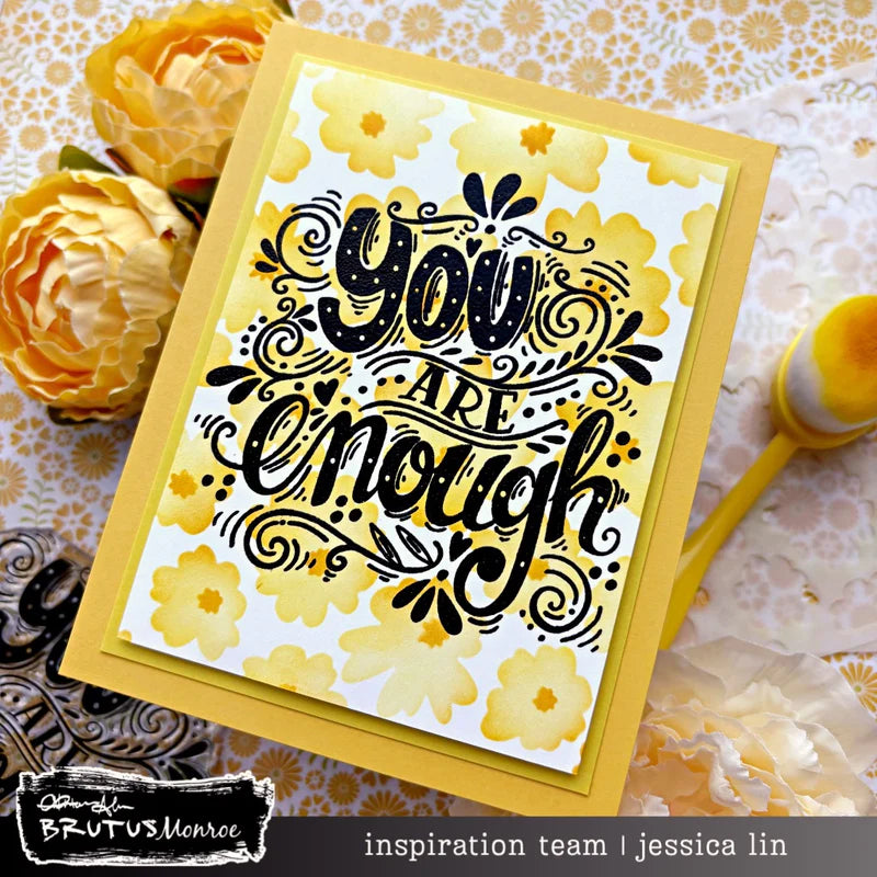 Brutus Monroe - Rooted In Kindness Collection - Clear Photopolymer Stamps - You Are Enough