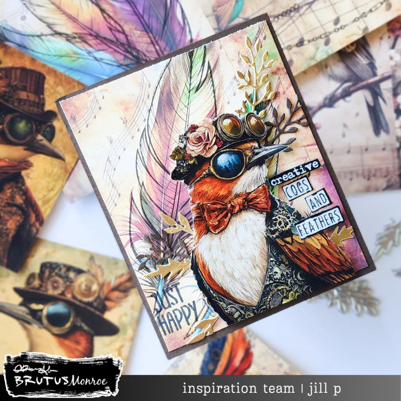 Brutus Monroe - Nested In Friendship Collection - Creative Cards - Cogs And Feather