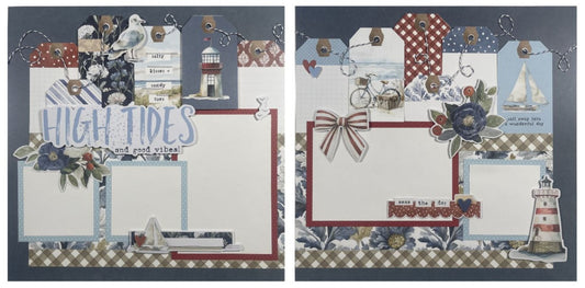 Simple Stories - AIR Exclusive - July Two-Page Layout Kit And Class
