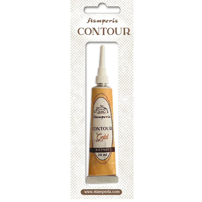 Stamperia - Create Happiness Christmas Plus Collection - Contour Liner -Gold