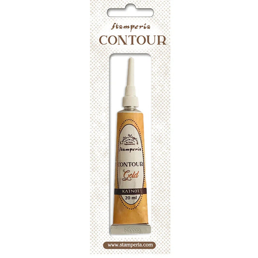 Stamperia - Create Happiness Christmas Plus Collection - Contour Liner -Gold